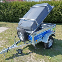 Remolque Alicante + capó abs + rueda de repuesto nueva entregada con 2 años de garantía