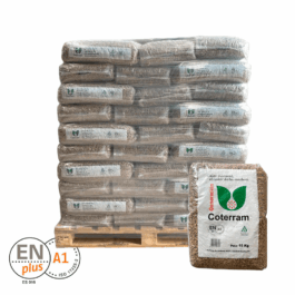 COTERAM – Palet de 70 sacos de pellets