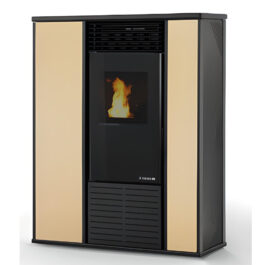 Estufa de pellet, ALICE S1 canalizable acero karmek one