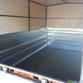 Remolque portaequipajes Boro de 2 ejes y 750 kg: Conducir sin carnet electrónico